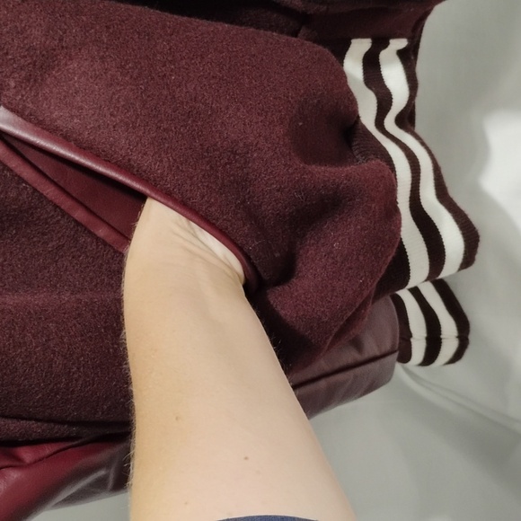 FLASH SALE! RARE! Awards USA Vintage Varsity Wool Leather Bomber Jacket S.XL - Picture 4 of 13